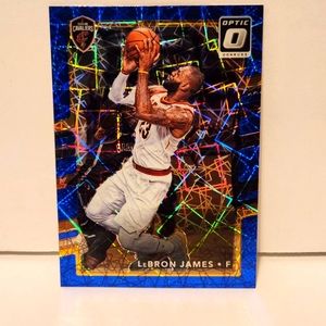 2017-18 Panini Optic Lebron James Blue Prizm